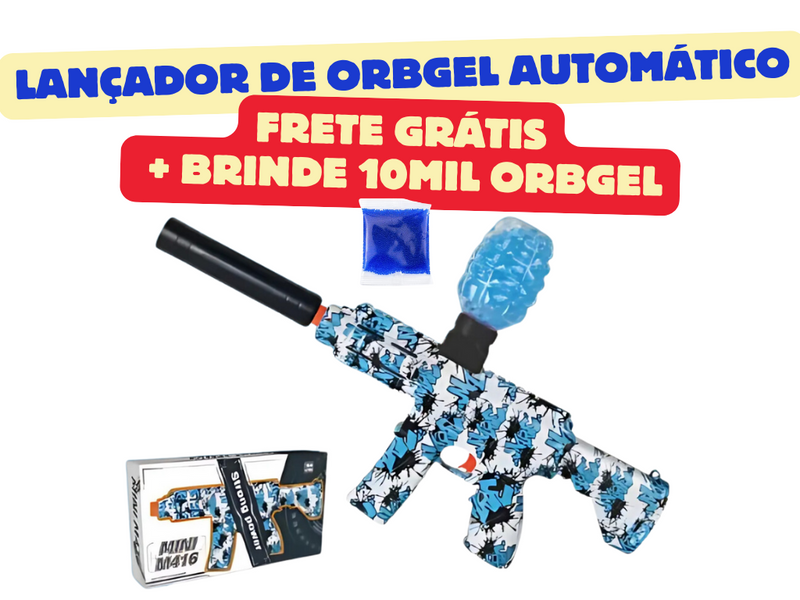 Lançador de OrbGel Automático para Jogos ao Ar Livre