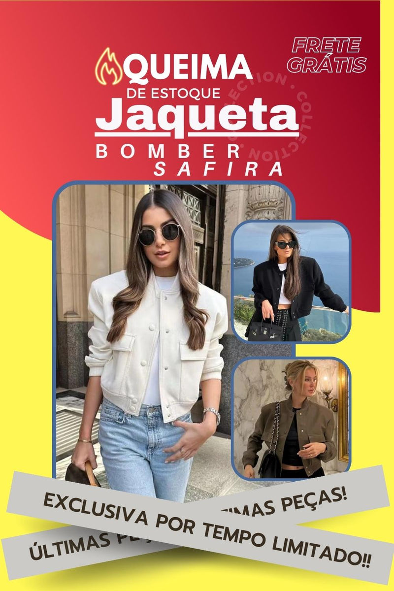 Jaqueta Bomber Safira