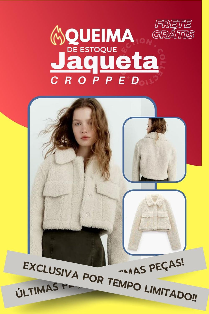 Jaqueta Feminino Cropped