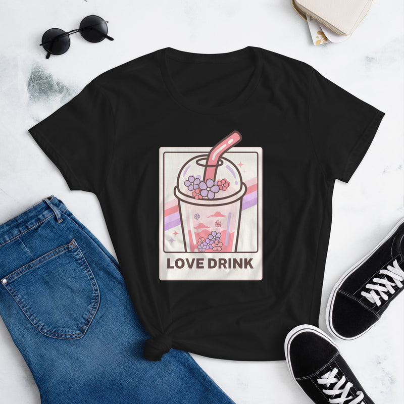 Camiseta T-shirt Feminina - Love Drink